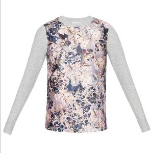 NWT Ted Baker Gray Imigen Elaquent Jacquard Jumper